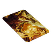 Magnet Flexible Grande Statue d'or Kyoto Japon Abstrait (Côté Droit)