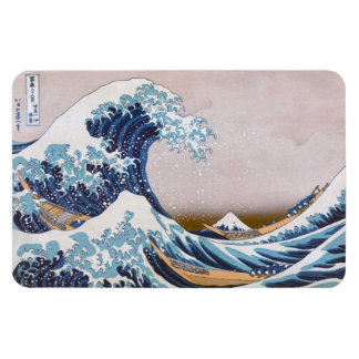 Magnet Flexible Grande vague du tsunami Kanagawa Japon par Hokusai