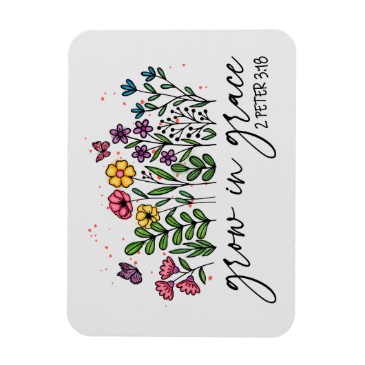 Magnet Flexible Grandir en grâce (Vertical)