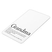 Magnet Flexible Grandma grand-mère Cool noire et blanche (Côté Gauche)