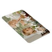 Magnet Flexible Grandma Love Script personnalisé cadeau photo (Côté Droit)