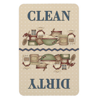 Magnet Flexible Grandma's Clean/Dirty 4x6 in.