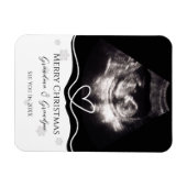 Magnet Flexible Grandparents Pregnancy Announcement Ultrasound  (Horizontal)