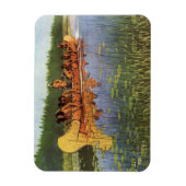 Magnet Flexible Grands explorateurs par Remington, Pionniers Vinta (Vertical)