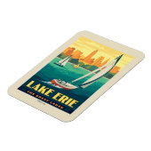 Magnet Flexible Grands Lacs | Lac Érié (Côté Gauche)