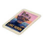 Magnet Flexible Grands Lacs | Lac Huron (Côté Gauche)