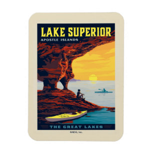 Magnet Flexible Grands Lacs Lac Supérieur