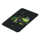 Magnet Flexible Graphique de caractère noir de la bande de rebond (Côté Gauche)