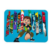 Magnet Flexible Graphique de collection d'Aliens Ben 10 (Horizontal)