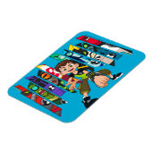 Magnet Flexible Graphique de collection d'Aliens Ben 10 (Côté Gauche)