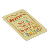 Magnet Flexible Graphique de grammaire du sud (Côté Droit)