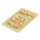 Magnet Flexible Graphique de grammaire du sud (Côté Gauche)