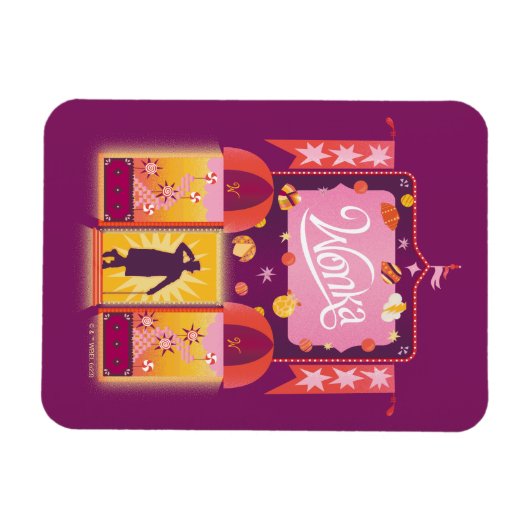 Magnet Flexible Graphique de la boutique Wonka Candy (Horizontal)