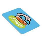 Magnet Flexible Graphique de légende Dexter "Genius" (Côté Droit)