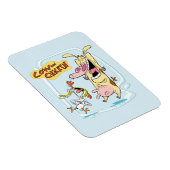 Magnet Flexible Graphique de rire de vache et de poulet (Côté Droit)