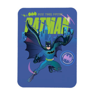 Magnet Flexible Graphique de ville de Batman "Posséder votre puiss