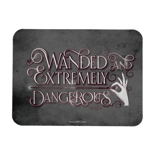 Magnet Flexible Graphique Débordé Et Extrêmement Dangereux - Blanc (Horizontal)