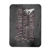 Magnet Flexible Graphique Débordé Et Extrêmement Dangereux - Blanc (Vertical)