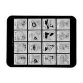 Magnet Flexible Graphique d'émotion de caractères LOONEY TUNES™ (Horizontal)