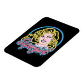 Magnet Flexible Graphique des lumières de Neon Retro Supergirl (Côté Gauche)