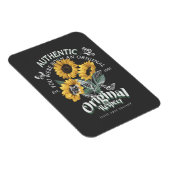 Magnet Flexible Graphique des tournesols et papillons (Côté Droit)