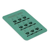 Magnet Flexible Graphique d'humeur de MARVIN LE MARTIEN™ (Côté Droit)