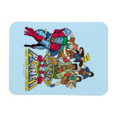 Magnet Flexible Graphique du logo Captain Planet & Planeteers Grou (Horizontal)