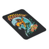 Magnet Flexible Graphique du Surf de levage Aquaman et Trident (Côté Droit)