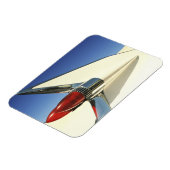 Magnet Flexible Graphique : Gros plan de la nageoire et du feu arr (Côté Gauche)