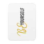 Magnet Flexible Graphique urbain, simple et moderne de Be Yourself (Vertical)