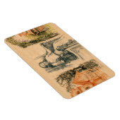 Magnet Flexible Graphiques crayon de dame sur l'artisanat (Côté Droit)