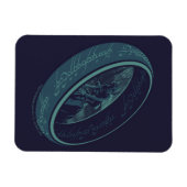 Magnet Flexible Graphisme de GOLLUM™ avec l'ANNEAU UNIQUE™ (Horizontal)