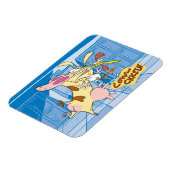 Magnet Flexible Graphisme de la vache et du poulet (Côté Gauche)