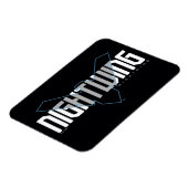 Magnet Flexible Graphisme Hi-Tech au nom de Nightwing (Côté Gauche)