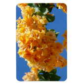 Magnet Flexible Grappe de Fleur Tropicale de Bougainvillée Dorée (Vertical)