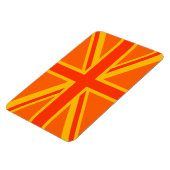 Magnet Flexible Gras orange Union Jack Britanniques Drapeau Swag (Côté Gauche)