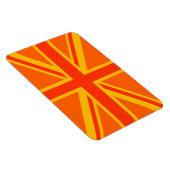 Magnet Flexible Gras orange Union Jack Britanniques Drapeau Swag (Côté Droit)