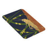 Magnet Flexible Grasshopper en Grass vert sur Arrière - plan bleu (Côté Droit)