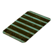 Magnet Flexible Grate d'air turquoise contemporaine (Côté Gauche)