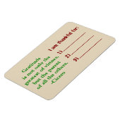 Magnet Flexible Gratitude (Côté Gauche)
