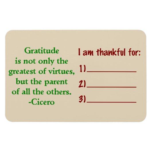 Magnet Flexible Gratitude (Horizontal)