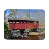 Magnet Flexible Gratitude du pont couvert (Horizontal)