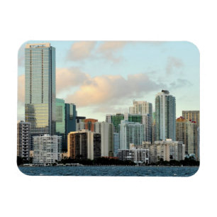 Magnet Flexible Gratte-ciel de Miami contre le ciel clair large