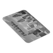 Magnet Flexible gratte-ciel de Philly noir et blanc (Côté Droit)