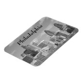 Magnet Flexible gratte-ciel de Philly noir et blanc (Côté Gauche)