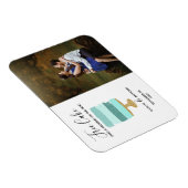 Magnet Flexible Gratuit Gâteau Amusant Photo Moderne Mariage Enreg (Côté Droit)