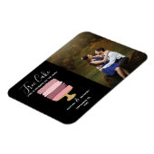 Magnet Flexible Gratuit Gâteau Amusant Photo Moderne Mariage Enreg (Côté Gauche)