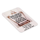 MAGNET FLEXIBLE GRAVESTONE, PAUSE STRANGER POEM (Côté Droit)