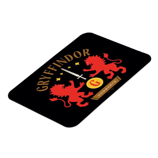 Magnet Flexible GRAYFFINDOR™ Maison double Lion épée graphique (Côté Gauche)