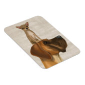 Magnet Flexible Great Dane et Chihuahua 2 (Côté Droit)